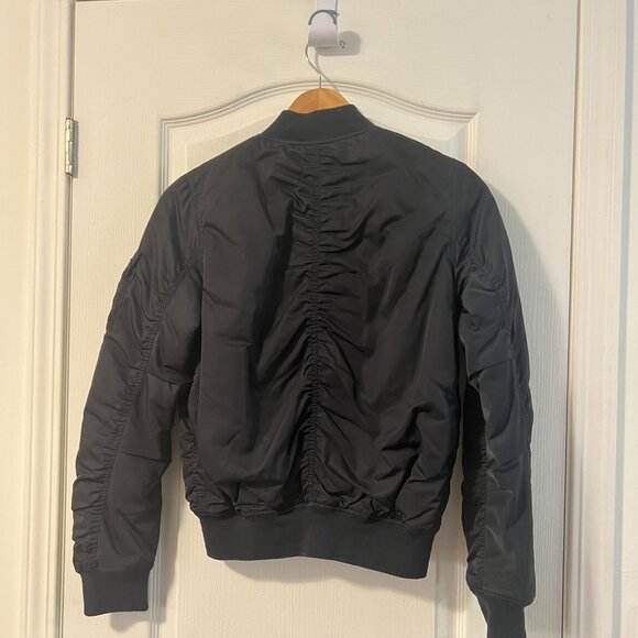 TOPSHOP Navy blue bomber jacket - Picture 11 of 11